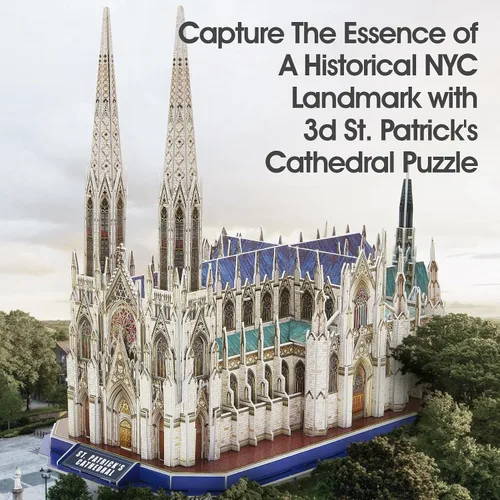 Vista 2 de CubicFun Rompecabezas 3D para niños, Catedral de San Patricio de Nueva York