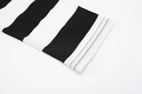 Vista 7 de Formeet17 Camiseta de manga larga a rayas para mujer, camiseta casual con cuello redondo