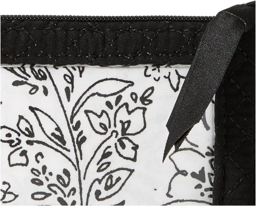 Vista 4 de Vera Bradley - Funda de microfibra con cremallera para mujer, negro, talla única