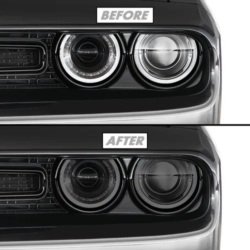 Vista 9 de SlickMod Tinte de humo de vinilo precortado para la luz trasera Dodge Challenger 2015-2022 (1. luz trasera, 20% humo oscuro)