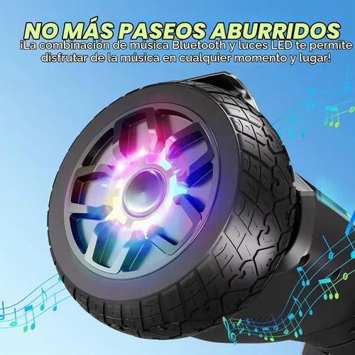 Vista 2 de CBD 8.5'' Offroad Scooter with Corlorful LED and Music Speaker