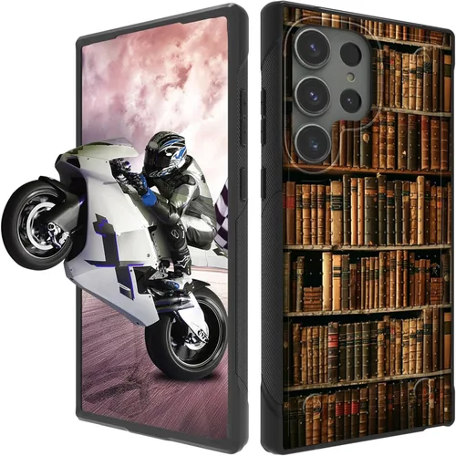 Vista 52 de Funda protectora resistente de doble capa para Samsung A14 5G (parte trasera con textura antideslizante), TPU suave a prueba de golpes, para Samsung