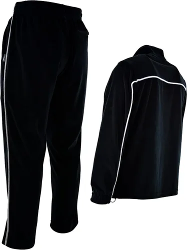 Vista 4 de ChoiceApparel Chándal de terciopelo para hombre con bolsillos con cremallera