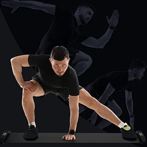 Vista 2 de Equipo de entrenamiento deslizante, tapete multiusos de EVA para hockey sobre hielo, patinaje, patinaje, manta deslizante para deportes en casa