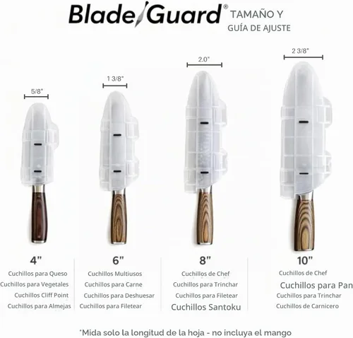 Vista 4 de Blade Guard™ Protector de hoja de cuchillo de cocina con bloqueo