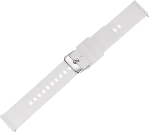 Vista 3 de HARFINGTON Correa de reloj de silicona de liberación rápida, correa de repuesto de goma suave con hebilla de acero inoxidable galvanizado