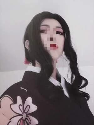 Vista 6 de Peluca de cosplay Kibutsuji Muzan Cosplay peluca para mujer Demon Slayer Kimetsu No Yaiba Cosplay Pelucas peluca peluca + gorra de peluca gratis