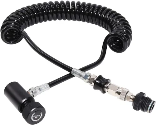 Vista 3 de TUXING Línea remota de bobina remota de tanque de paintball resistente para tanques de aire comprimido/CO2 de alta presión HPA con junta tórica