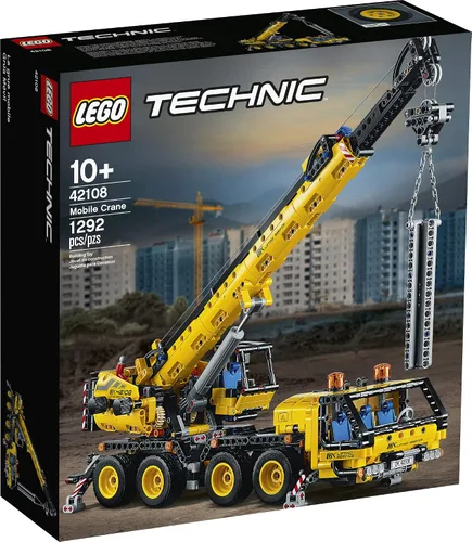 Vista 4 de LEGO Technic Grúa Móvil 42108 Kit de Construcción, Una Grúa Súper Modelo para Construir para Cualquier Fanático de los Juguetes de Construcción