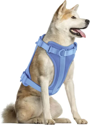 Vista 8 de Wisedog Arnés Ligero Sin Tirones para Perro: Arnés de Chaleco de Malla Transpirable Ajustable para Mascotas con Cojín Suave y Cómodo, para Perros