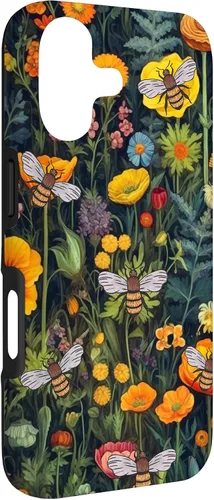 Vista 3 de Bees and Wildflowers Funda para iPhone 17