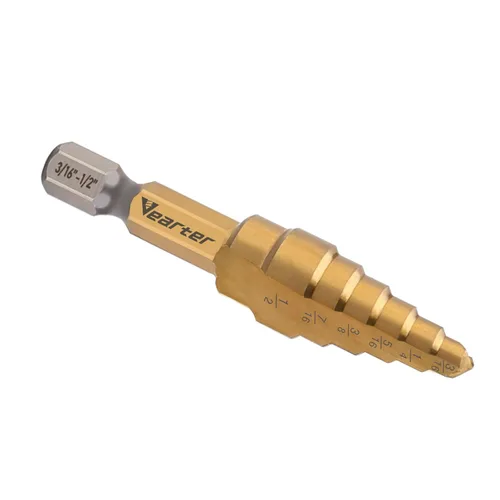Vista 10 de Brocas rectas del paso del surco del 1/4''-1-3/8", Unibit del metal