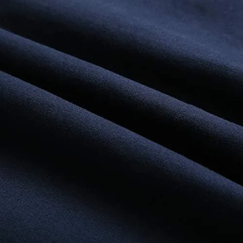 Vista 7 de Pantalones cortos casuales de verano de algodón de ajuste clásico con cintura elástica y bolsillos con cremallera