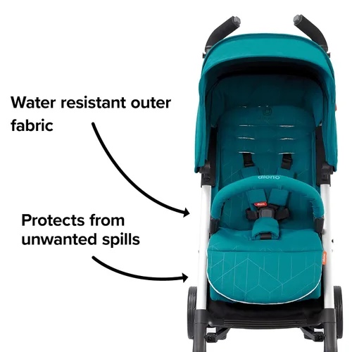 Vista 6 de Diono Forro de asiento de bebé para cochecito, forro reversible para asiento de cochecito con acolchado de felpa, forro 100% resistente al agua