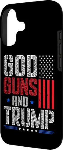 Vista 2 de God Guns and Trump Vote Donald Trump Republican Case for iPhone 17
