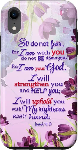 Vista 25 de So Do Not Fear for I 'm with You Isaías 41:10 - Funda cristiana para iPhone 17