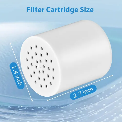 Vista 4 de Cartucho de repuesto de filtro de ducha de 20 etapas, SF100 de alto rendimiento, filtros de ducha SF220 para agua dura, cartucho de repuesto