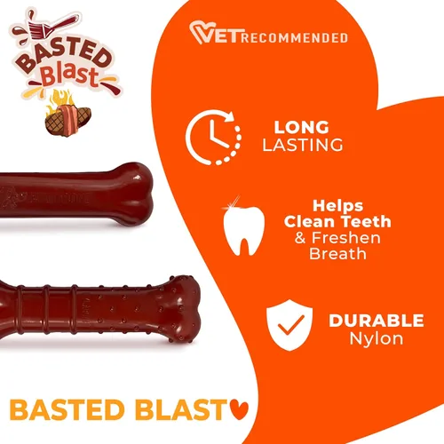 Vista 4 de Nylabone Power Chew Basted Blast - Juguetes masticables para perros