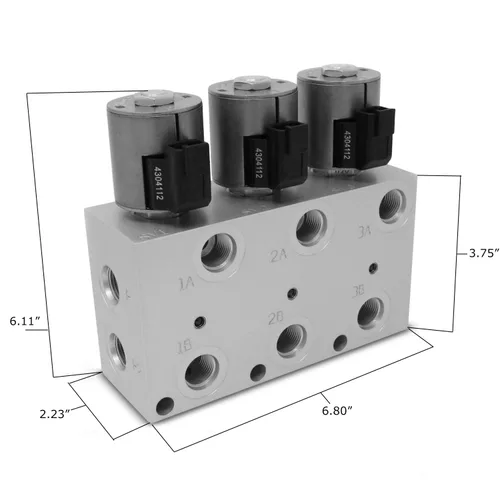 Vista 5 de Summit Hydraulics Kit de control remoto trasero dual eléctrico para JD 2032R, 2025R, 1026R, 1025R, 1023E