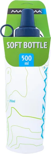 Vista 2 de Aquabend Botella de agua suave plegable a prueba de fugas, reutilizable, sin BPA, botella de agua ultraligera para correr, gimnasio, campamento