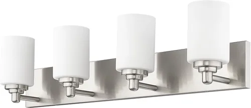 Vista 3 de Z-Lite 4 luces tocador 485-4V-MB, negro
