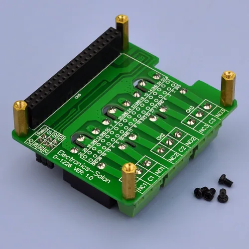 Vista 4 de Electronics-Salon RPi Power Relay Board Módulo de expansión para Raspberry Pi A+ 3A+ B+2B 3B 3B+4B