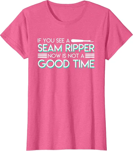 Vista 22 de If You See A Seam Ripper Now is Not A Good Time Sewing T-Shirt