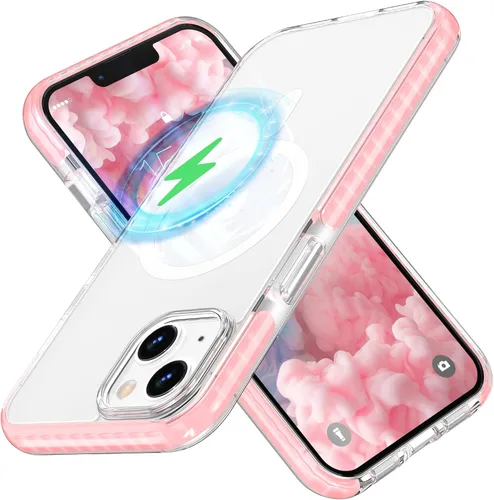 Vista 13 de MATEPROX Compatible con iPhone 14, transparente, delgada, transparente, a prueba de golpes, para iPhone 14 de 6.1 pulgadas 2022 (negro)