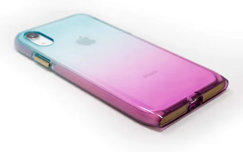 Vista 5 de BodyGuardz - Funda Harmony para Apple iPhone Xr (azul/violeta), protección contra impactos extremos y arañazos para iPhone XR (unicornio)
