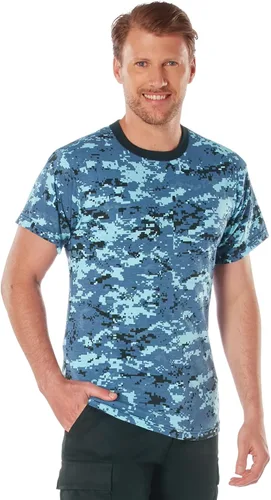 Vista 22 de Rothco Camo T-Shirt Uniforme de combate del desierto de 6