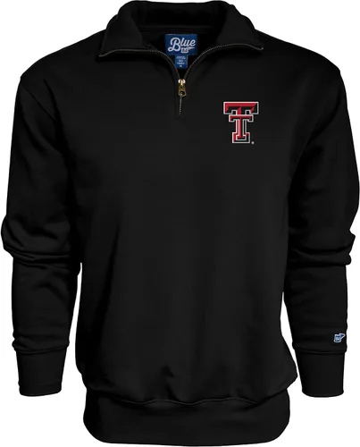 Vista 82 de Blue 84 Sudadera con cremallera de un cuarto para hombre de la NCAA