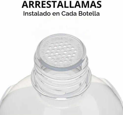 Vista 5 de ROUNDFIRE Premium 6 x 1 litro - Combustible de bioetanol para chimeneas, estufas y quemadores (6 cuartos de galón)