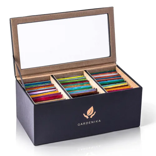 Vista 8 de Variedad de cajas de té, surtido de hierbas y descafeinados, Kosher, sin OGM, juego de regalo para mujeres y hombres, 60 unidades, 20 sabores