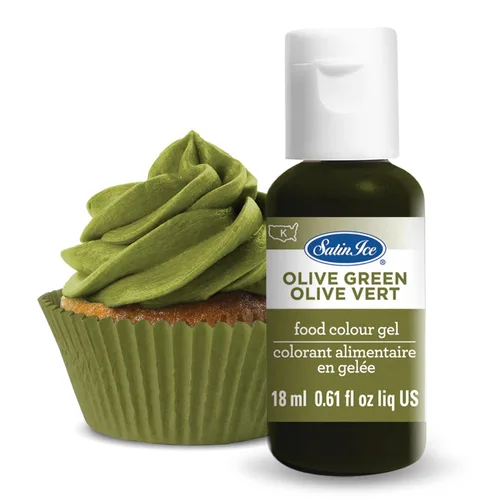 Vista 8 de Gel de colorante alimentario líquido Satin Ice, botella de 0.61 onzas líquidas, negro
