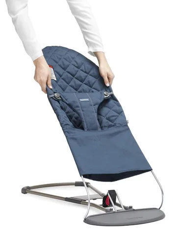 Vista 10 de BabyBjörn Asiento de tela para hamaca - Antracita, Malla, Antracita, 1 unidad (paquete de 1)