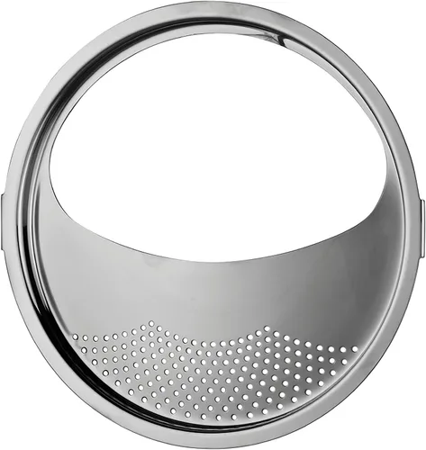 Vista 5 de Tramontina Olla gourmet de acero inoxidable de 6 cuartos de galón con tapa y colador