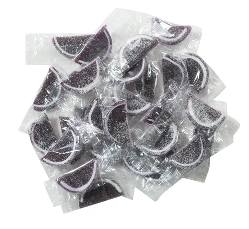 Vista 5 de Boston Fruit Slice - Dulces gomosos gourmet envueltos individualmente, caja de 1 libra (sandía)