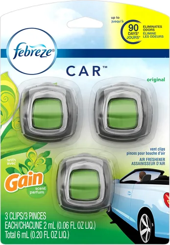 Vista 22 de Febreze Clip de ventilación para automóvil con aroma Downy April Fresh