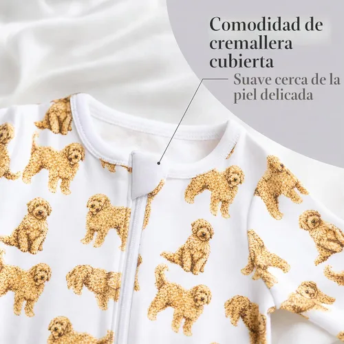 Vista 8 de Mud Pie Baby Mud Pie Dog Breed - Pijama unisex para bebé Golden Doodle