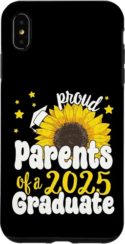 Vista 11 de iPhone 16 Parents of a 2025 Graduate 25 Senior Graduation Sunflower Case