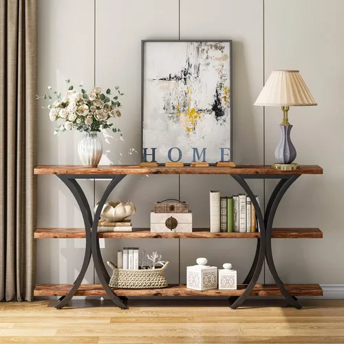Vista 2 de Letrero de madera rústica con letras acrílicas para decoración del hogar, letrero decorativo independiente para estante de mesa o centro de mesa