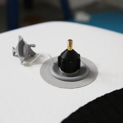Vista 3 de VANZACK Adaptador de bomba SUP inflable, convertidor de bomba de aire, adaptador de válvula de aire, adaptador de bomba de aire para barco, conector