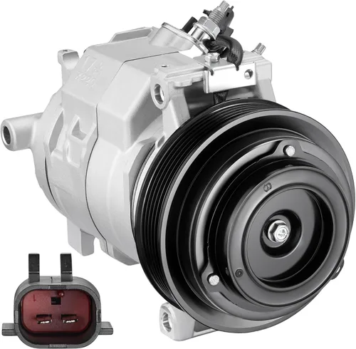 Vista 20 de BDFHYK 58553 Compresor de aire acondicionado con embrague compatible con Dodge 1994 1995 Dakota Ram 1500 2500 3500, reemplaza 2004359, 271300, 4359