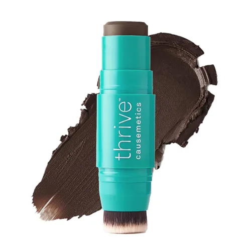 Vista 15 de Thrive Causemetics Crema Bronceador Triple Threat Color Stick, Luz Feria Mo (Fair Light Neutral)