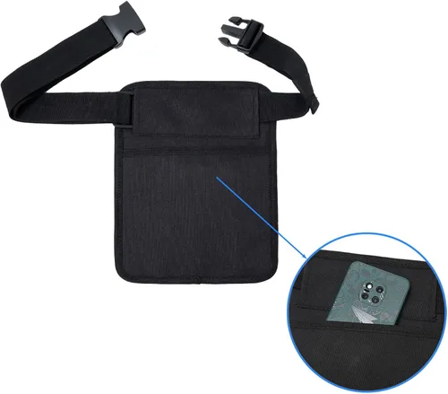 Vista 6 de BVMAG Bolsa de servidor con cintura para restaurante con hebilla de cinturón ajustable para camarera pequeña