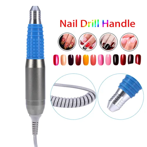 Vista 4 de Srliya Taladro eléctrico de uñas, mango eléctrico de taladro de uñas para máquina eléctrica de manicura de uñas, lima de uñas, herramienta