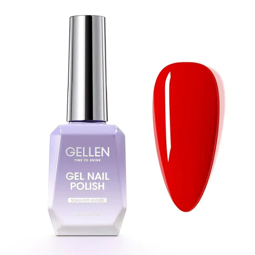 Vista 12 de GELLEN - Base y capa superior de gel, juego de 2 esmaltes de uñas de gel, capa superior que no se limpia 12ml Base Coat & No Wipe Top Coat Set.