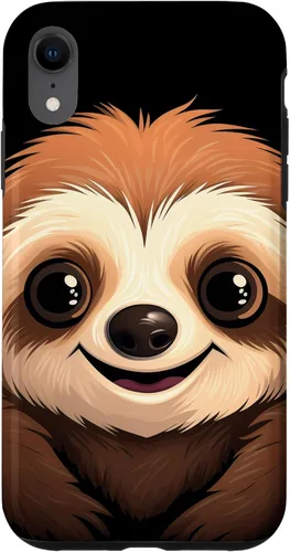 Vista 25 de Carcasa para iPhone 16 con cara de perezoso perezoso