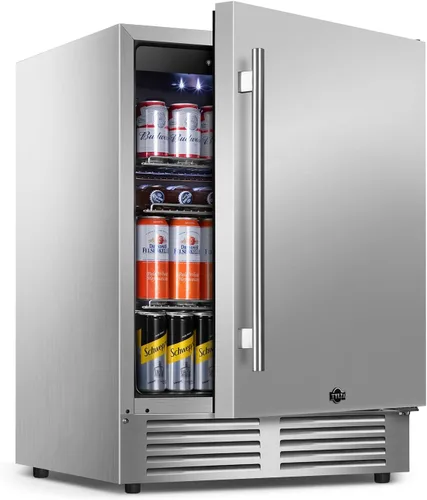 Vista 11 de Tylza Refrigerador de exhibición de encimera Puerta de vidrio doble de 2.7