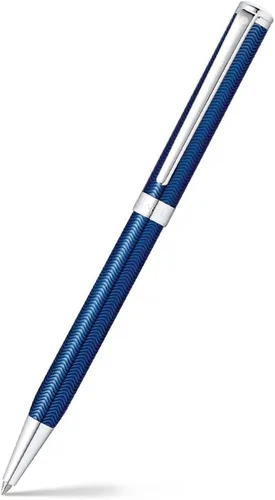 Vista 11 de Sheaffer Pluma estilográfica Intensity Onyx con ribete cromado y punta mediana